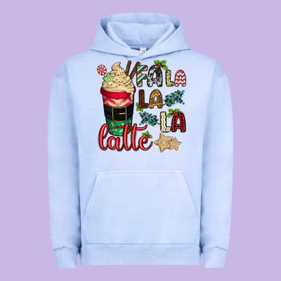 Fa La La La Latte Urban Hoodie Designed By Cowgirlartshop