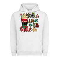 Pigment Lunar Rock Fa la la la latte Urban Hoodie - CowGirlArtShop