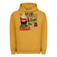 Pigment Peanut Butter Fa la la la latte Urban Hoodie - CowGirlArtShop
