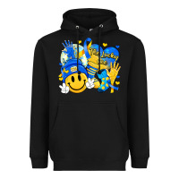 Black retro disco ball the lucky few smile face Heavyweight Hoodie - Artiststas