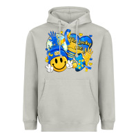 Moon Dust retro disco ball the lucky few smile face Heavyweight Hoodie - Artiststas