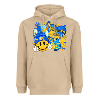 Mushroom retro disco ball the lucky few smile face Heavyweight Hoodie - Artiststas