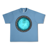 Pebble Blue gemstone Urban Heavy Tee - JahusDesignShop