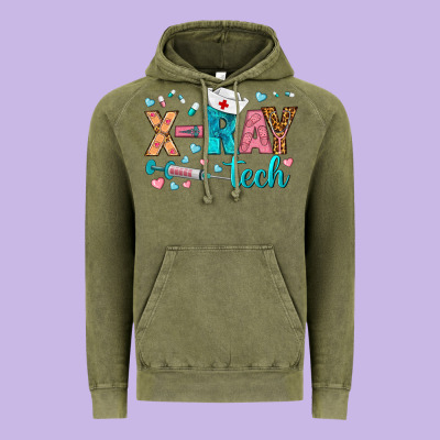 X Ray Tech Vintage Hoodie Designed By Bundleandbundleshop