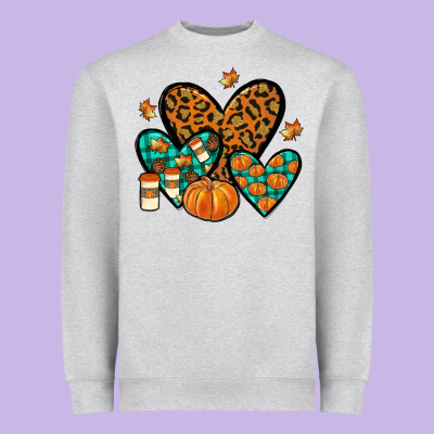 Love Fall Heavyweight Sweatshirt Designed By Jahusdesignshop