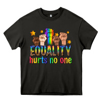 Asphalt equality hurts no one with fists Heavy Core Tee - texasbilliewilder