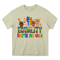Mossy equality hurts no one with fists Heavy Core Tee - texasbilliewilder