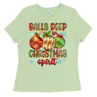 Matcha balls deep in christmas spirit Ladies Tee - Zillion Design Studio