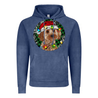 Vintage Denim Cockapoo Christmas Vintage Hoodie - RanaPortraitStore