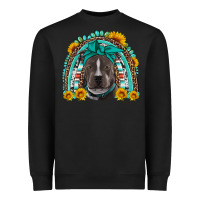 Black western pitbull rainbow Heavyweight Sweatshirt - Artiststas