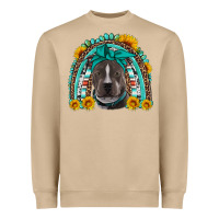 Mushroom western pitbull rainbow Heavyweight Sweatshirt - Artiststas