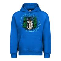 Cobalt cozy season Urban Hoodie - CowGirlArtShop
