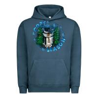 Pigment Midnight Navy cozy season Urban Hoodie - CowGirlArtShop