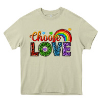Mossy choose love Heavy Core Tee - texasbilliewilder