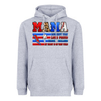 Heather Grey baseball mama Heavyweight Hoodie - Artiststas