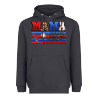 Smoke baseball mama Heavyweight Hoodie - Artiststas