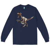 Navy Deinonychus Long Sleeve Tee - LillyAllenDesigns