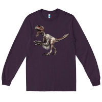 Plum Deinonychus Long Sleeve Tee - LillyAllenDesigns