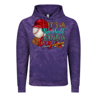 Cloud Purple it's a baseball kinda day Vintage Hoodie - BundleAndBundleShop