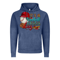 Vintage Denim it's a baseball kinda day Vintage Hoodie - BundleAndBundleShop