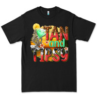 Black tan and tipsy Premium Tee - texasbilliewilder