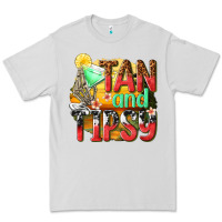 Dove Grey tan and tipsy Premium Tee - texasbilliewilder