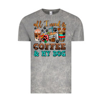 Cloud Rock all i need is coffee and my dog Vintage Tee - AdoDesignShop