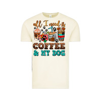 Vintage Arctic all i need is coffee and my dog Vintage Tee - AdoDesignShop