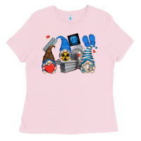 Bubblegum Pink mri gnomes Ladies Tee - Zillion Design Studio