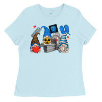Baby Blue mri gnomes Ladies Tee - Zillion Design Studio