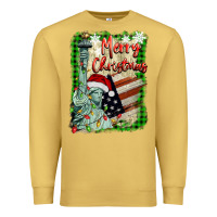 Merry Christmas  Statue Of Liberty Premium Sweatshirt | Teevron