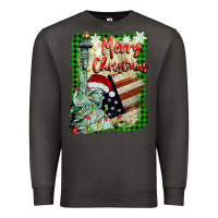 Smoke merry christmas  statue of liberty Premium Sweatshirt - BarkalooDesign