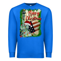 True Royal merry christmas  statue of liberty Premium Sweatshirt - BarkalooDesign