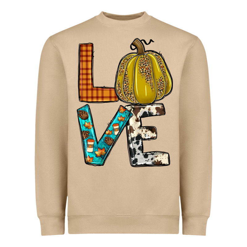 Fall Love Heavyweight Sweatshirt by JahusDesignShop | Teevron