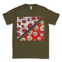 Army Green ladybug Classic Tee - BarkalooDesign