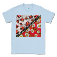 Dusty Blue ladybug Classic Tee - BarkalooDesign