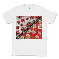 White ladybug Classic Tee - BarkalooDesign