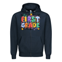 Navy first grade Zipper Hoodie - MaliasSmallBusiness