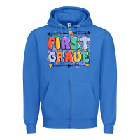 True Royal first grade Zipper Hoodie - MaliasSmallBusiness