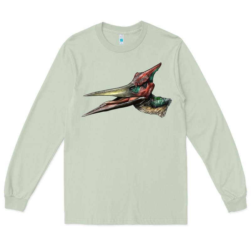 Pteranodon Face Long Sleeve Tee by LillyAllenDesigns | Teevron
