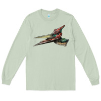 Matcha Pteranodon Face Long Sleeve Tee - LillyAllenDesigns