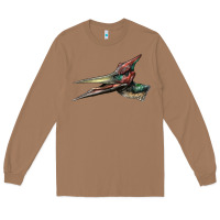 Toasted Coconut Pteranodon Face Long Sleeve Tee - LillyAllenDesigns