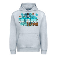 Heather Grey freezing season Urban Hoodie - CowGirlArtShop