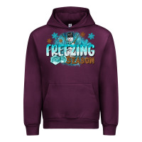 Mauve Wine freezing season Urban Hoodie - CowGirlArtShop