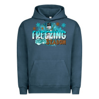 Pigment Midnight Navy freezing season Urban Hoodie - CowGirlArtShop