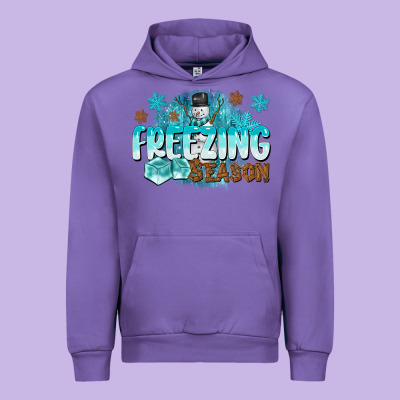 Freezing Season Urban Hoodie Designed By Cowgirlartshop