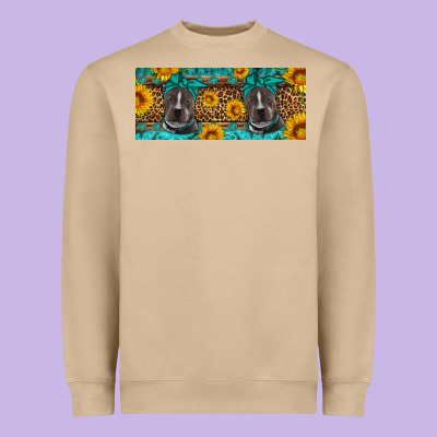 Western Pitbull Heavyweight Sweatshirt Designed By Artiststas