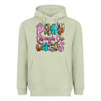 Matcha pray through the chaos Heavyweight Hoodie - Artiststas