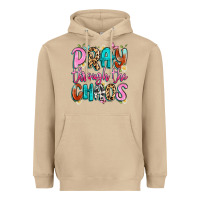 Mushroom pray through the chaos Heavyweight Hoodie - Artiststas