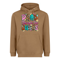 Toasted Coconut pray through the chaos Heavyweight Hoodie - Artiststas